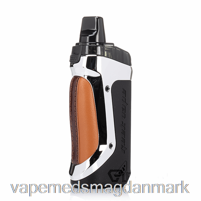 Vape Uden Nikotin Geek Vape Aegis Boost 40w Pod Mod Kit Luxury Edition - Sølv